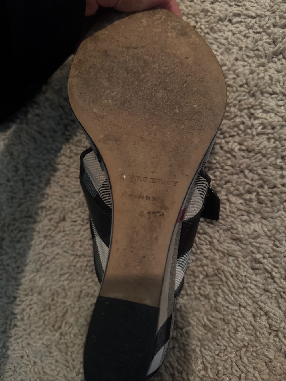 Burberry Wedge Sandals - Picture 6 of 10